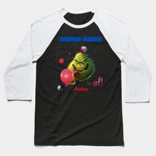 Super-Sized Christmas Grinch Baseball T-Shirt